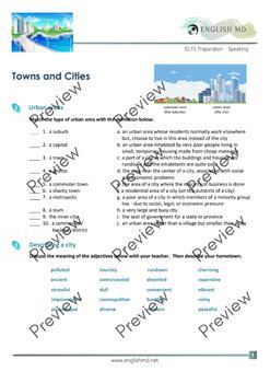 talk about your favorite city|IELTS Speaking Lesson: Cities and Towns .